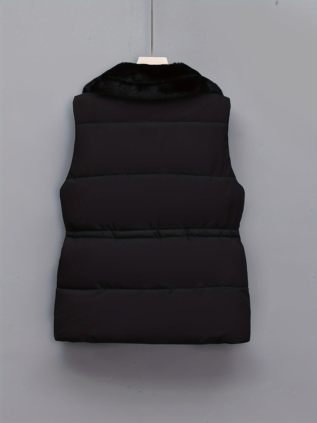 Chiara - Modieuze snap front teddy dames bodywarmer