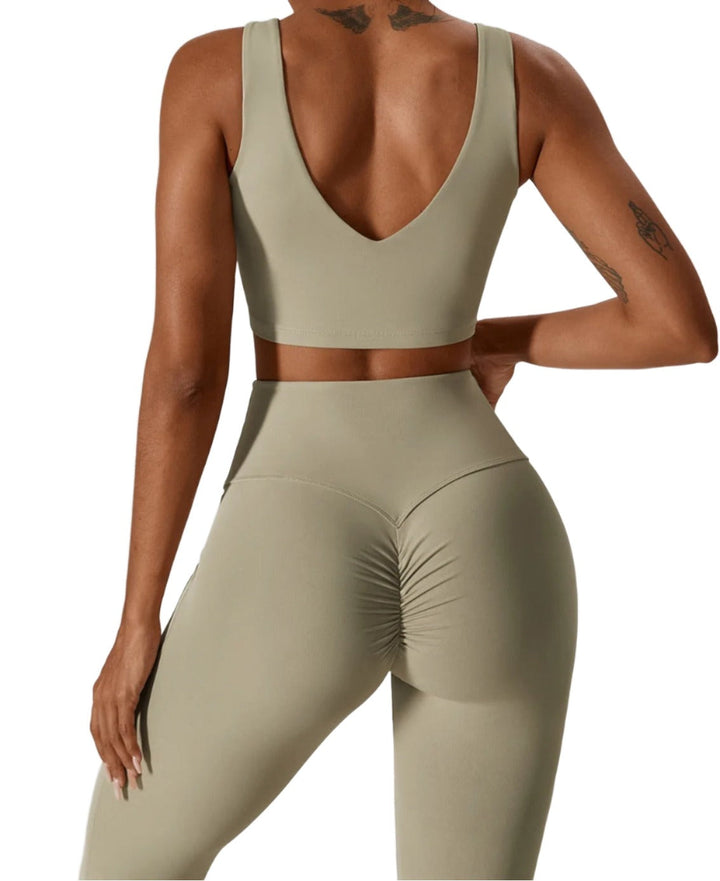 Scrunch Flared Leggings