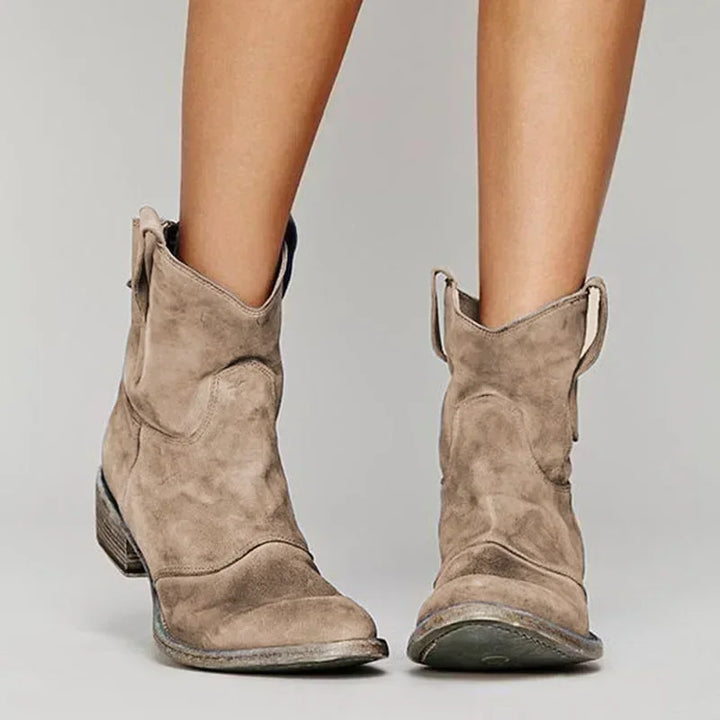 Thalia™ - Vintage Cowboy-Stiefeletten