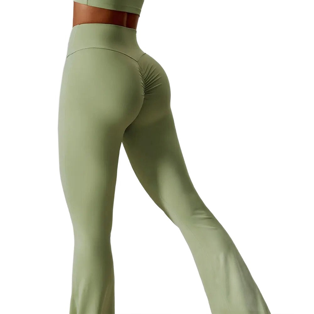 Scrunch Flared Leggings